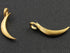 24K Gold Vermeil Over Sterling Silver Crescent Large Moon Charm -- VM/CH5/CR22